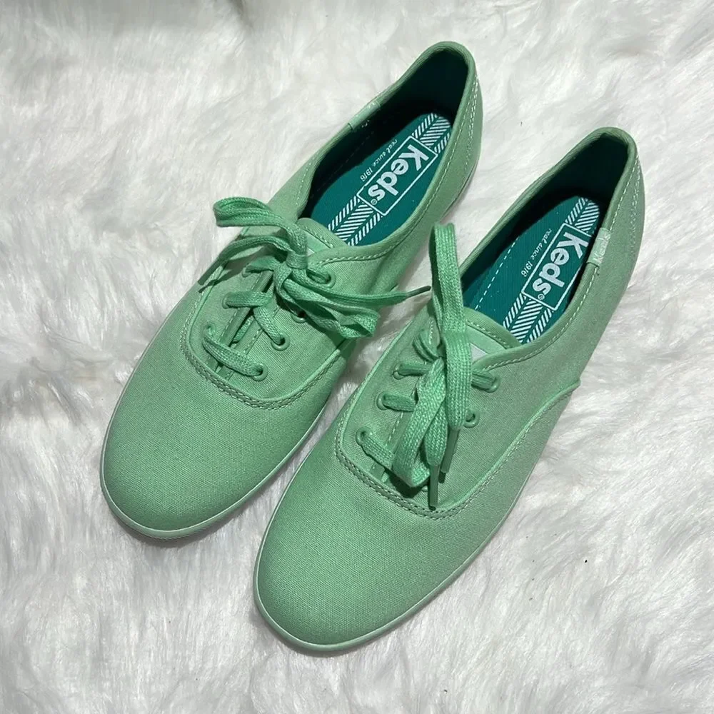 Keds‎ Champion Originals Sneakers Lime Green / White WF534828 Size 7.5.  B76